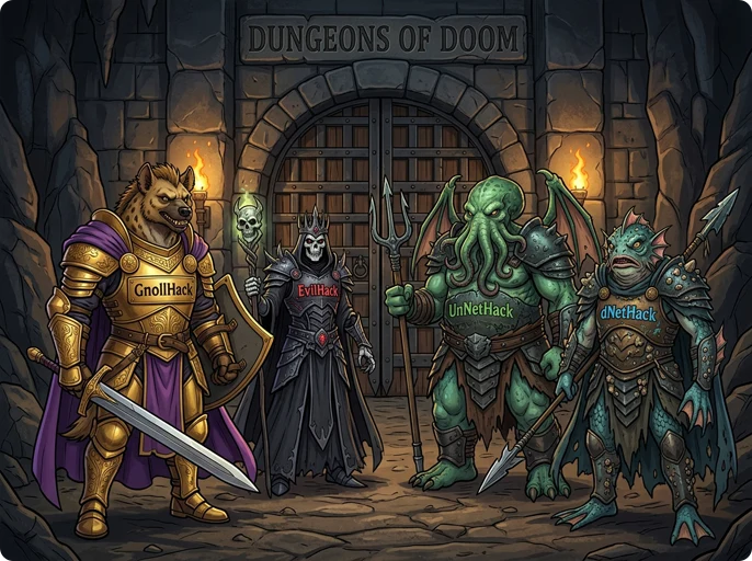 NetHack Variants